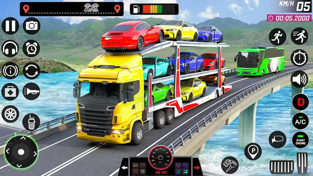 Скачать Transport Truck Game Car Games [MOD Много денег] на Андроид