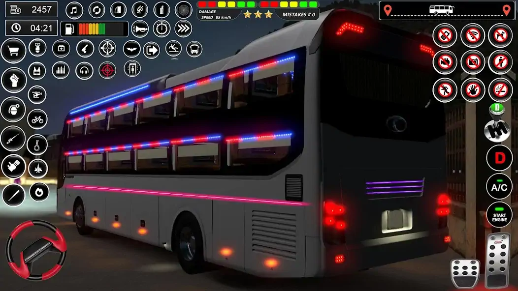 Скачать Bus Simulator 2022 Bus Game 3D [MOD Много монет] на Андроид