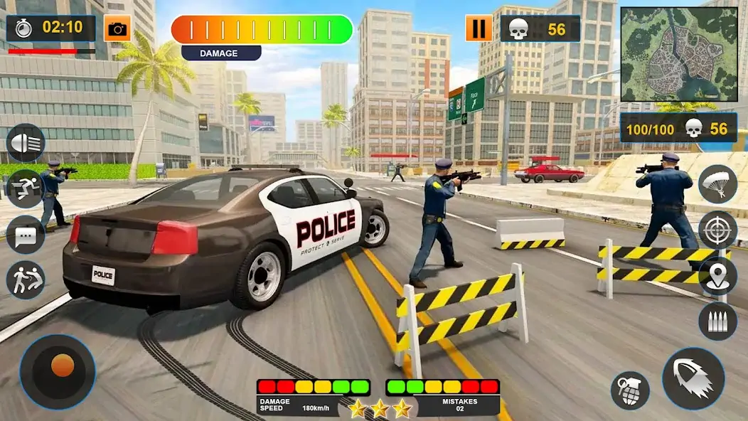 Скачать полиция Опс съемка игр оружием [MOD Много денег] на Андроид