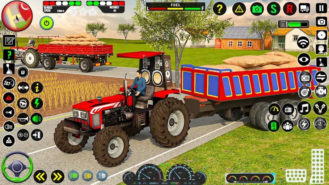 Скачать Farming Tractor Game Simulator [MOD Бесконечные монеты] на Андроид