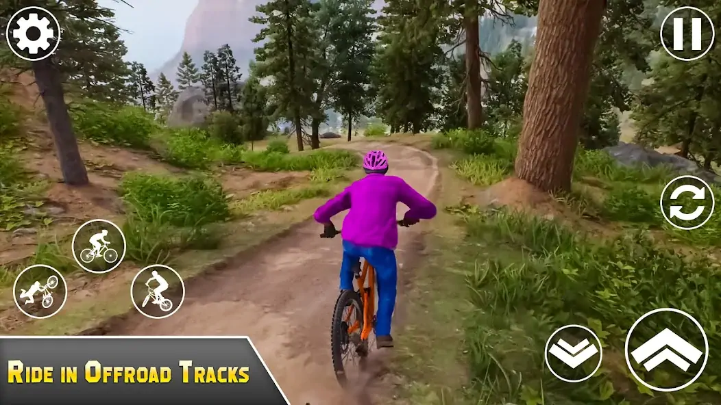 Скачать Велосипедные игры BMX для безд [MOD Много денег] на Андроид