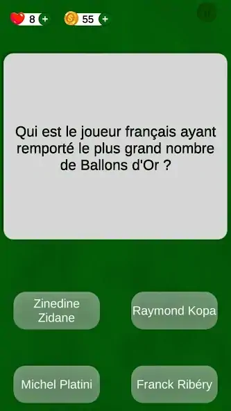 Скачать quiz france football [MOD Бесконечные деньги] на Андроид