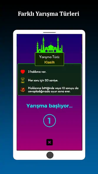 Скачать İslami Bilgi Yarışması [MOD Много денег] на Андроид