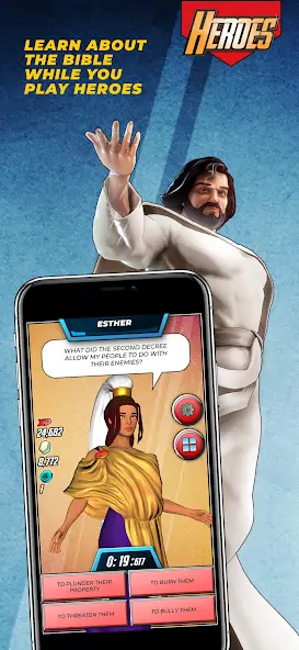 Скачать Bible Trivia Game: Heroes [MOD Бесконечные монеты] на Андроид