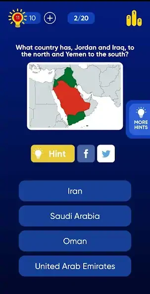Скачать Geo Quiz: World Geography, Map [MOD Бесконечные монеты] на Андроид