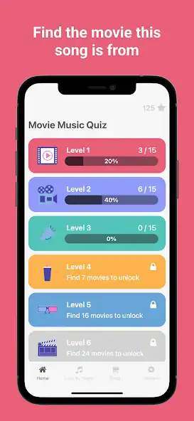 Скачать Movie Music Quiz - Blindtest [MOD Бесконечные монеты] на Андроид