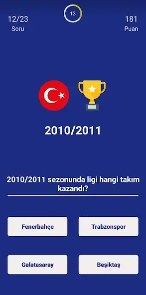 Скачать Türkiye Ligi Bilgi Yarışması [MOD Бесконечные монеты] на Андроид