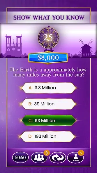 Скачать Millionaire Trivia : Game Quiz [MOD Бесконечные деньги] на Андроид