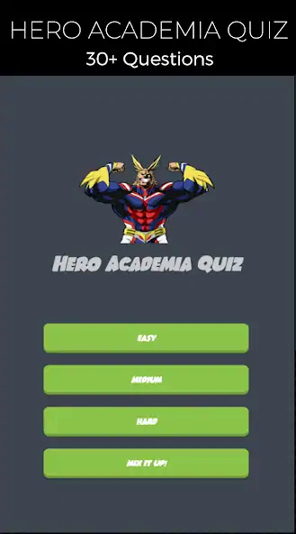 Скачать Quiz Game for Hero Academia [MOD Много монет] на Андроид