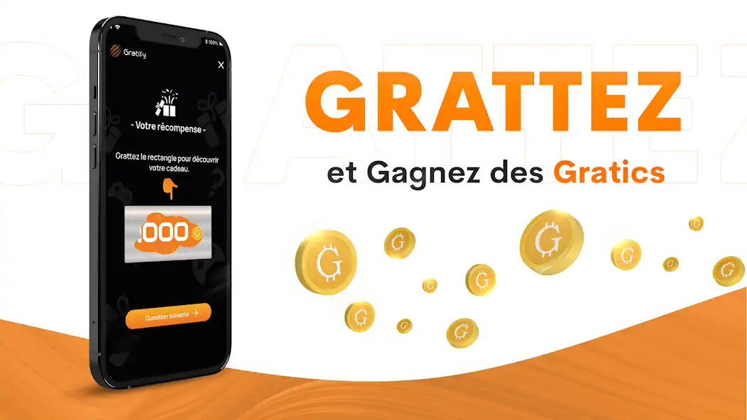 Скачать Gratify : Jouer Gratter Gagner [MOD Бесконечные монеты] на Андроид