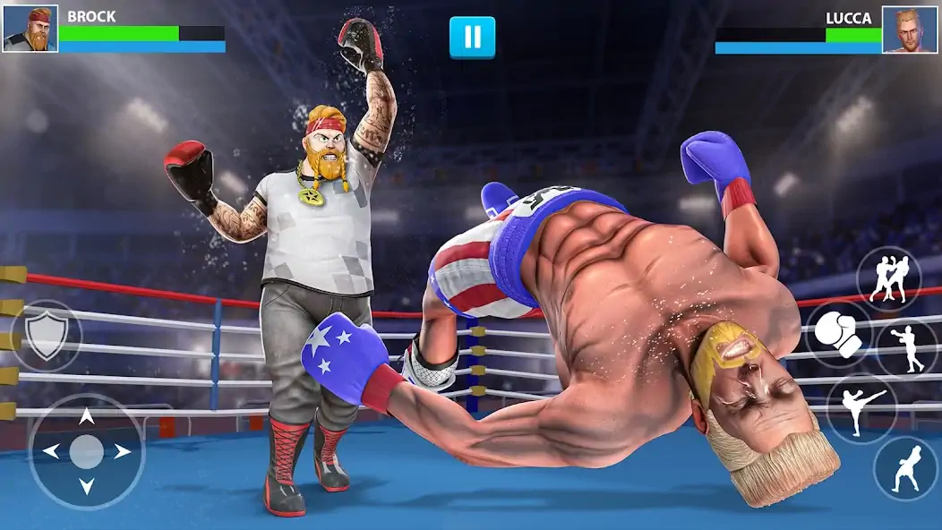 Скачать Игра Punch Boxing: кикбоксинг [MOD Много монет] на Андроид