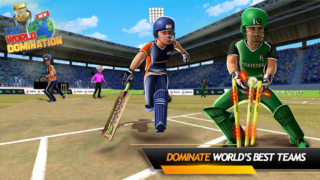 Скачать RVG Real World Cricket Game 3D [MOD Много монет] на Андроид