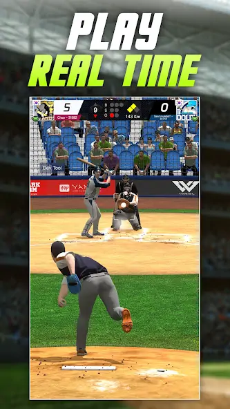 Скачать Baseball Play: Real-time PVP [MOD Бесконечные монеты] на Андроид