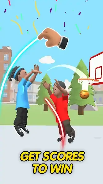 Скачать Draw Basket 3D [MOD Много монет] на Андроид