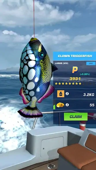 Скачать Fishing Rival 3D [MOD Много монет] на Андроид