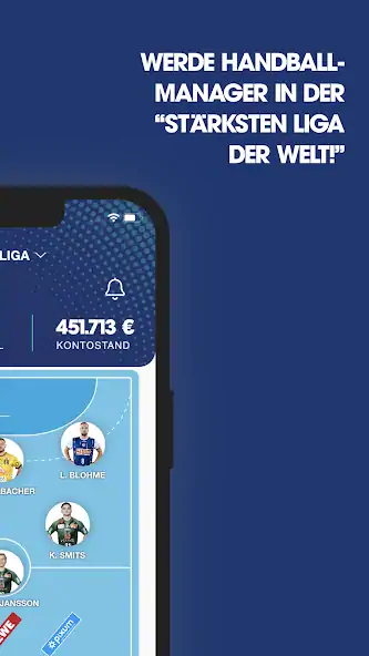Скачать START7 - Der Handball Manager [MOD Много монет] на Андроид