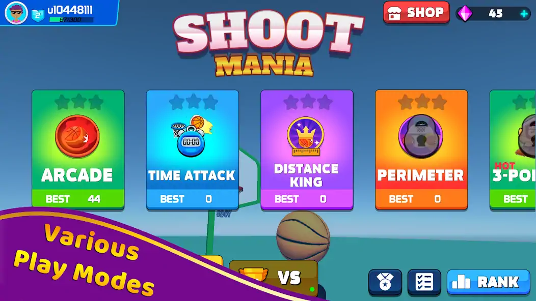 Скачать Shoot Challenge Basketball [MOD Бесконечные деньги] на Андроид