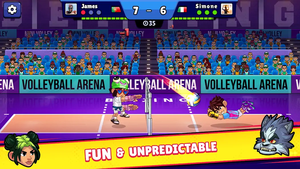 Скачать Volleyball Arena: Spike Hard [MOD Бесконечные деньги] на Андроид