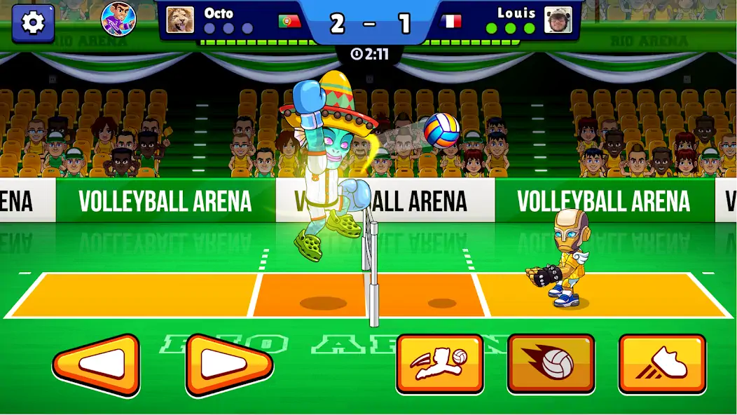 Скачать Volleyball Arena: Spike Hard [MOD Бесконечные деньги] на Андроид