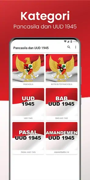 Скачать Pancasila dan UUD 1945 [Без рекламы] на Андроид