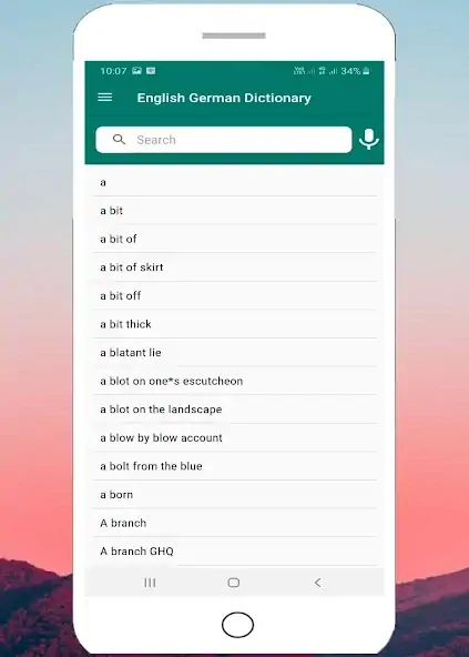 Скачать English German Dictionary [Премиум версия] на Андроид