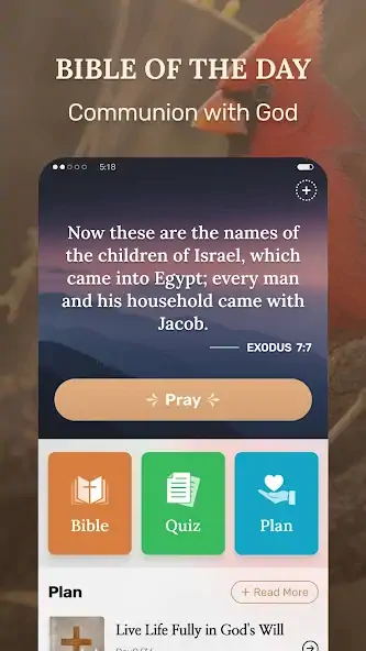 Скачать Holy Bible - KJV+Verse [Премиум версия] на Андроид