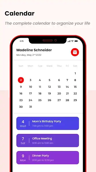 Скачать Calendar [Разблокированная версия] на Андроид