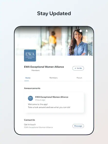 Скачать EWA Exceptional Women Alliance [Премиум версия] на Андроид