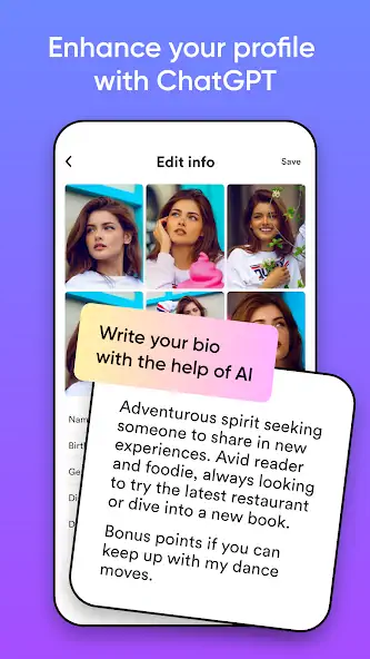 Скачать iris: Your personal Dating AI [Премиум версия] на Андроид
