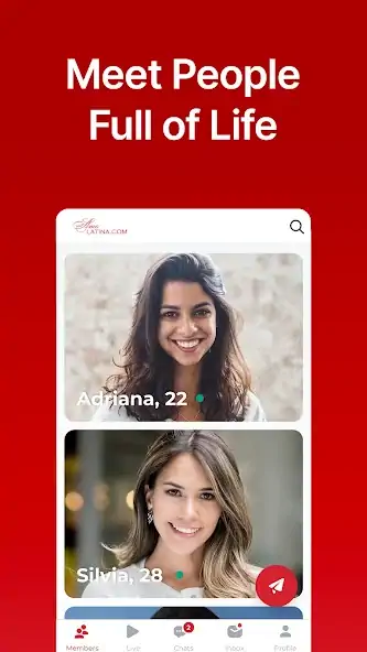 Скачать AmoLatina - Chat, Meet, Date [Премиум версия] на Андроид