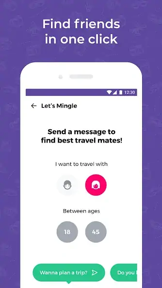 Скачать Travel dating: YourTravelMates [Премиум версия] на Андроид