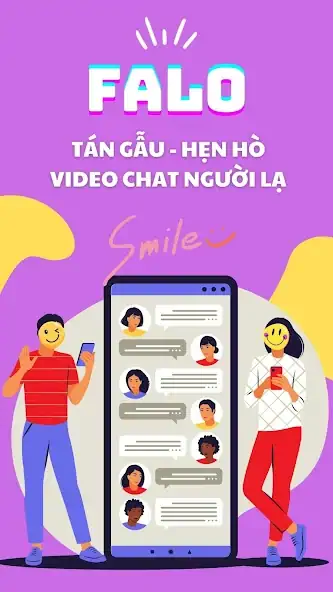 Скачать Falo - Hẹn Hò, Chat Người Lạ [Полная версия] на Андроид