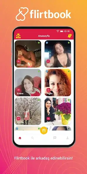 Скачать Flirtbook: Flört ve Arkadaşlık [Полная версия] на Андроид