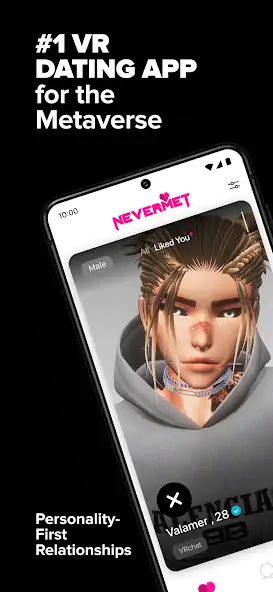 Скачать Nevermet - VR Dating Metaverse [Разблокированная версия] на Андроид