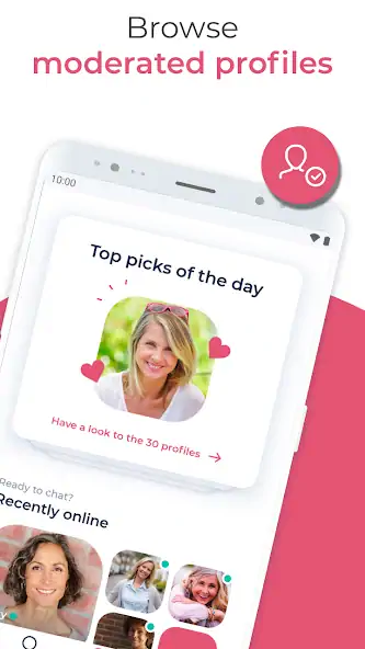Скачать OurTime: Dating App for 50+ [Разблокированная версия] на Андроид