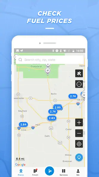 Скачать Trucker Path: Truck GPS & Fuel [Полная версия] на Андроид