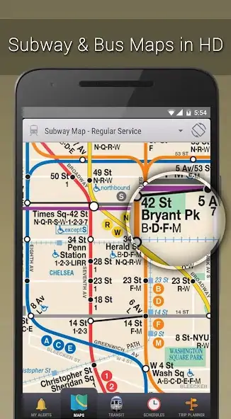Скачать MyTransit NYC Subway & MTA Bus [Без рекламы] на Андроид