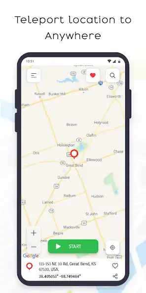 Скачать Fake GPS Location Changer App [Разблокированная версия] на Андроид