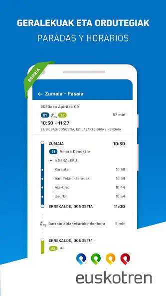 Скачать Euskotren [Без рекламы] на Андроид