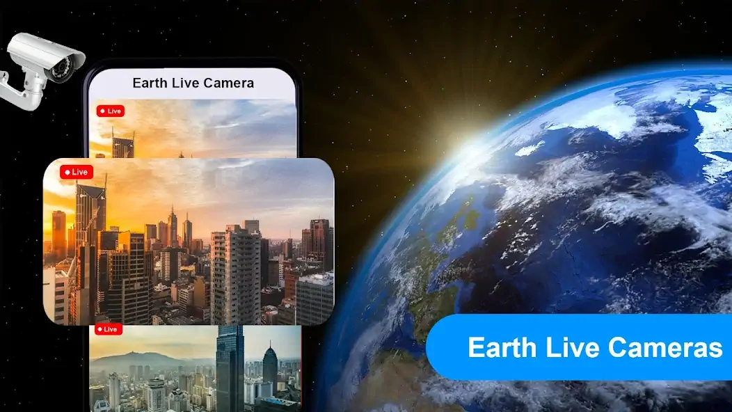 Скачать Earth Live View: Satellite Cam [Без рекламы] на Андроид
