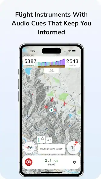 Скачать Gaggle - Flight Recorder [Премиум версия] на Андроид