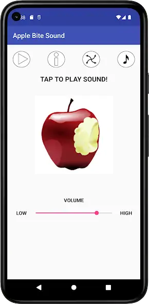 Скачать Apple Bite Sound [Без рекламы] на Андроид