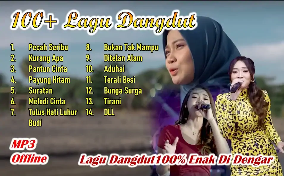 Скачать Lagu Dangdut Merdu MP3 Offline [Полная версия] на Андроид