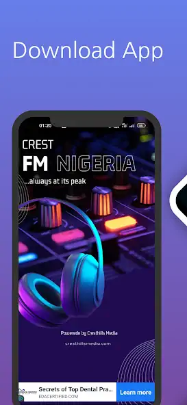 Скачать Crest FM Nigeria [Премиум версия] на Андроид