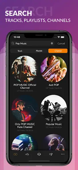Скачать MusiX Si - Stream Music [Разблокированная версия] на Андроид