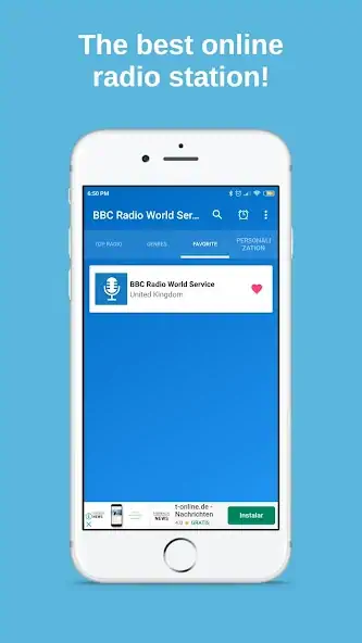 Скачать UK BBC Radio World Service App [Полная версия] на Андроид