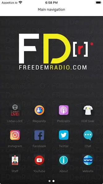 Скачать FreeDem Radio [Разблокированная версия] на Андроид