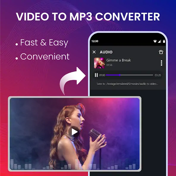 Скачать Video To MP3: Audio Extractor [Без рекламы] на Андроид