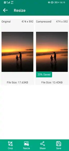 Скачать Resize image size in kb & mb [Без рекламы] на Андроид