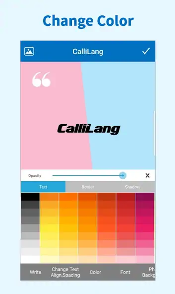 Скачать CalliLang: Создатель цитат [Полная версия] на Андроид